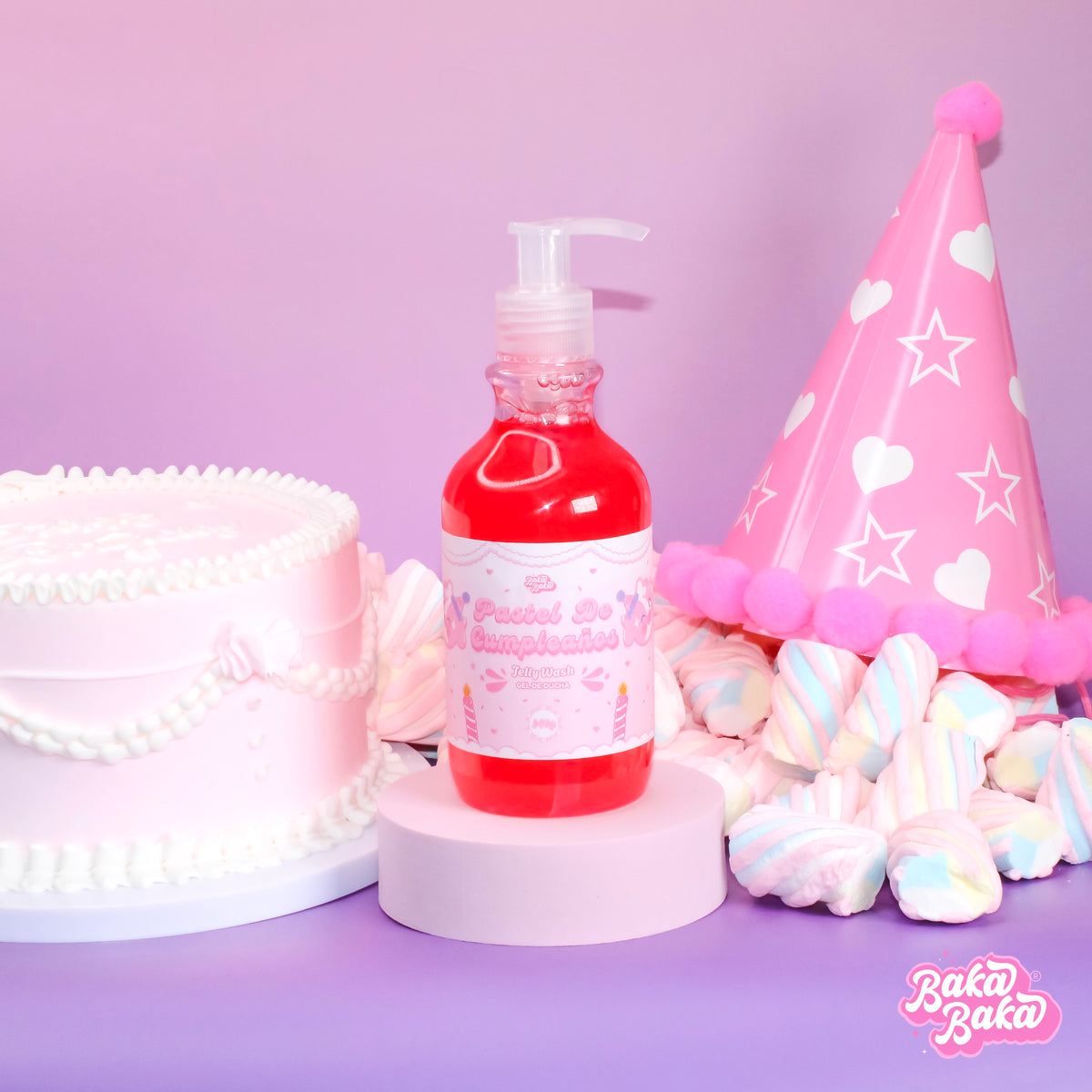 Pastel de Cumpleaños Bubble Jelly/ Gel de ducha | Birthday Cake