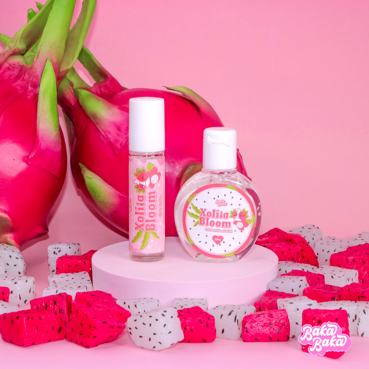 Pocket Duo Xolita Bloom/ Perfume en Aceite + Gel Antibacterial | Dragon Fruit