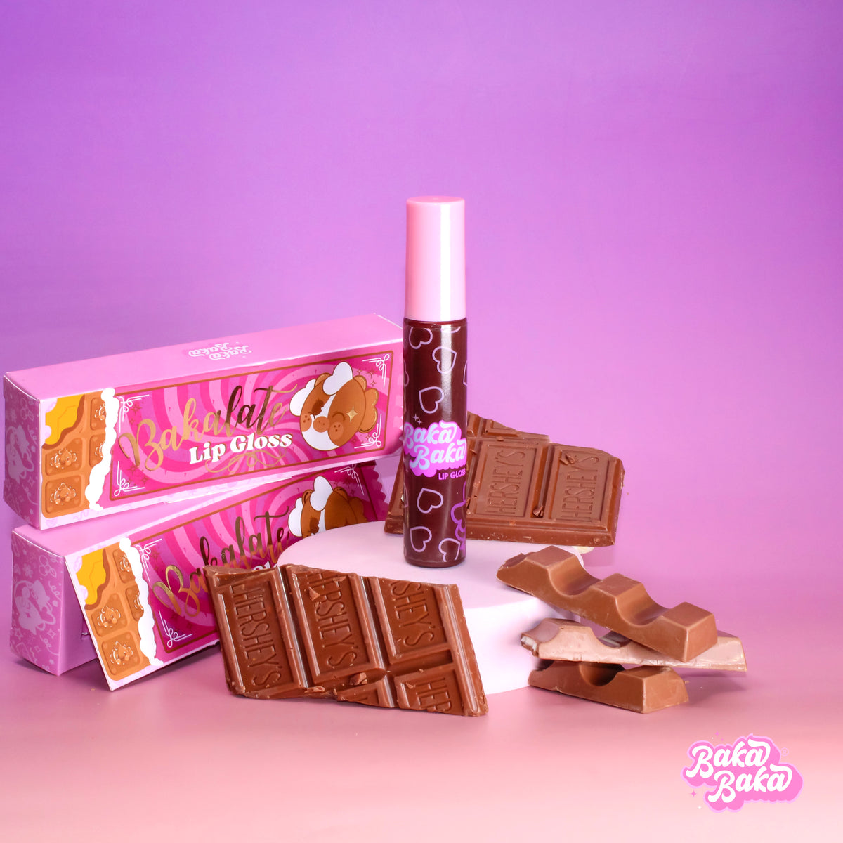 Lipgloss Ultra Juicy BAKALATE Jumbo 19 ml | Chocolate