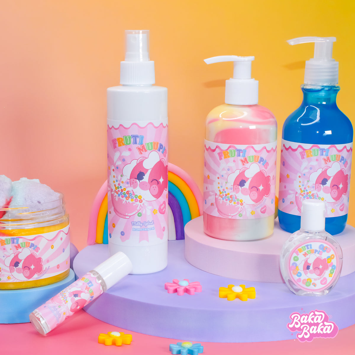 Baka Kit Fruti Muupis/ Colección Corporal Completa | Tropical Fruit