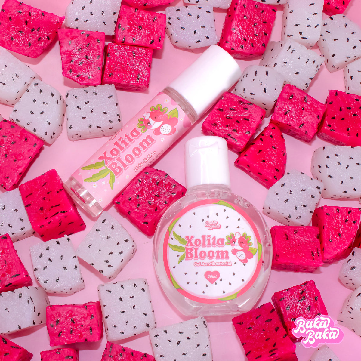 Pocket Duo Xolita Bloom/ Perfume en Aceite + Gel Antibacterial | Dragon Fruit