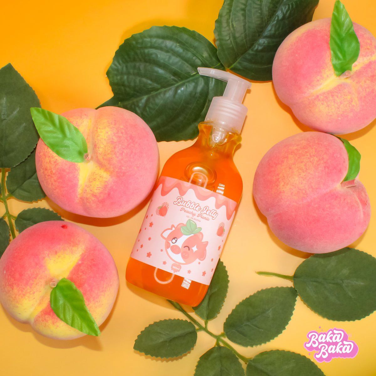 Bubble Duo Peachy Picnic/ Exfoliante y Gel de Ducha | Peach Nectar