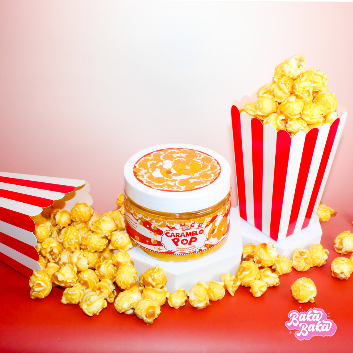 Bubble Duo Caramelo Pop/ Exfoliante y Gel de Ducha Corporal | Caramel