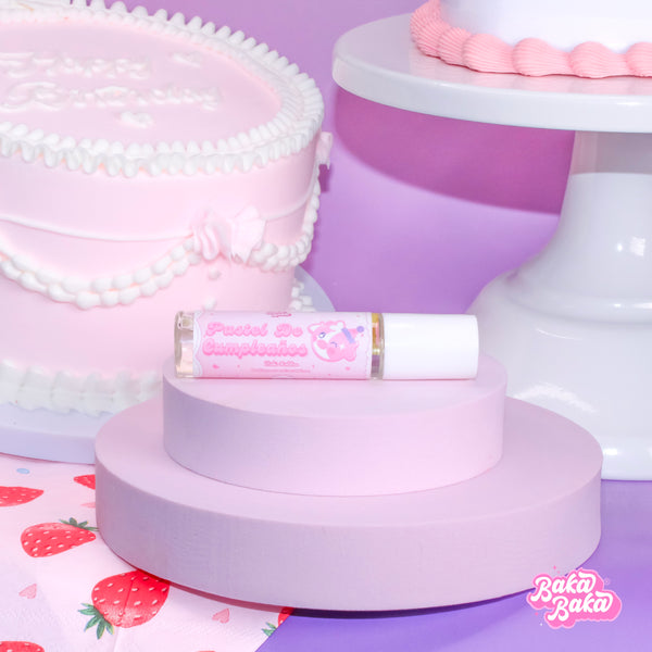 Pastel de Cumpleaños Baki Rolito/ Perfume en Aceite | Birthday Cake