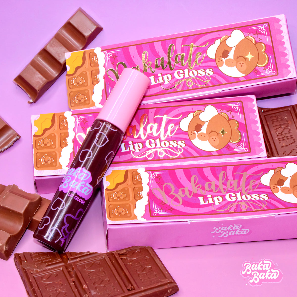 Lipgloss Ultra Juicy BAKALATE Jumbo 19 ml | Chocolate