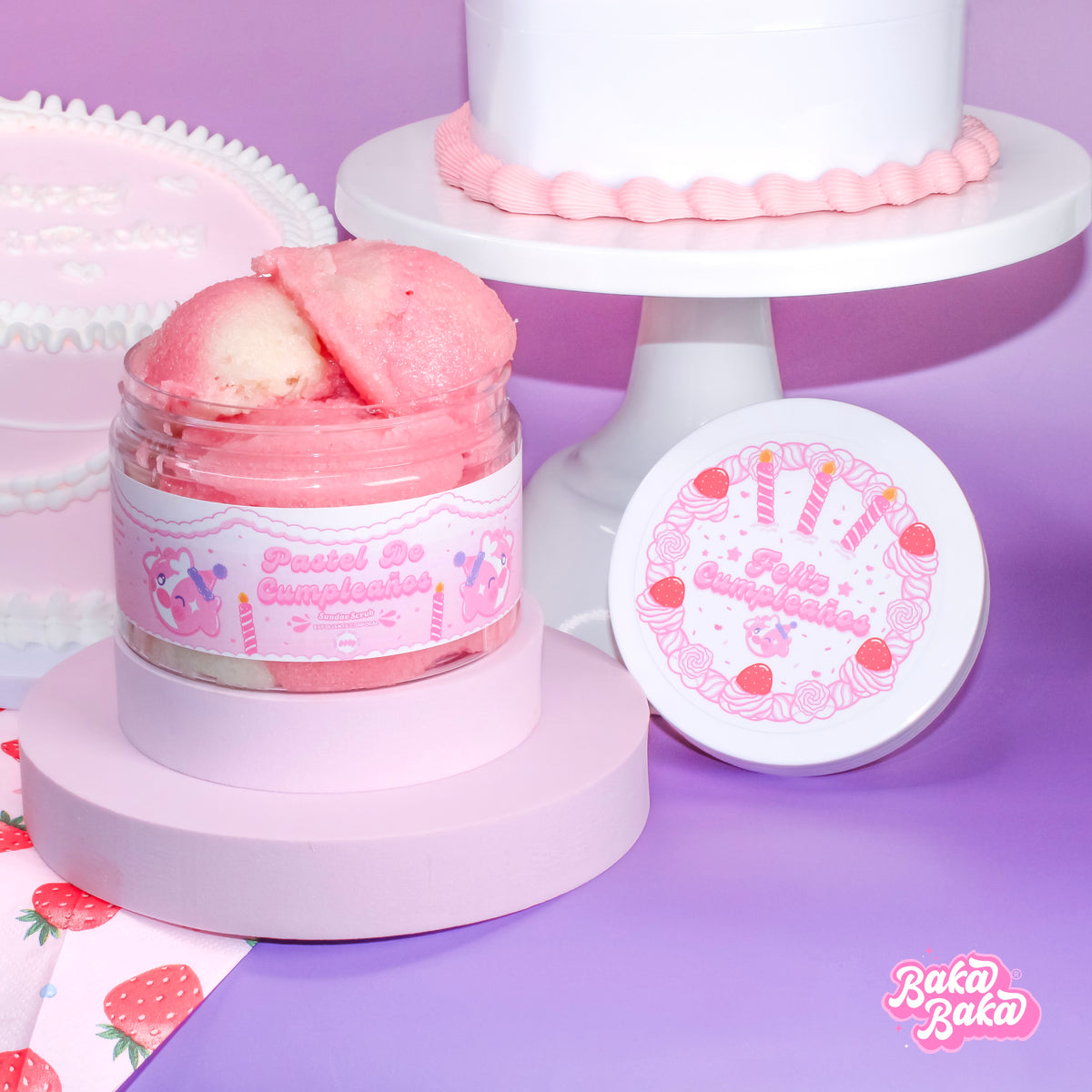 Baka Kit Pastel de Cumpleaños/ Colección Corporal Completa | Birthday Cake