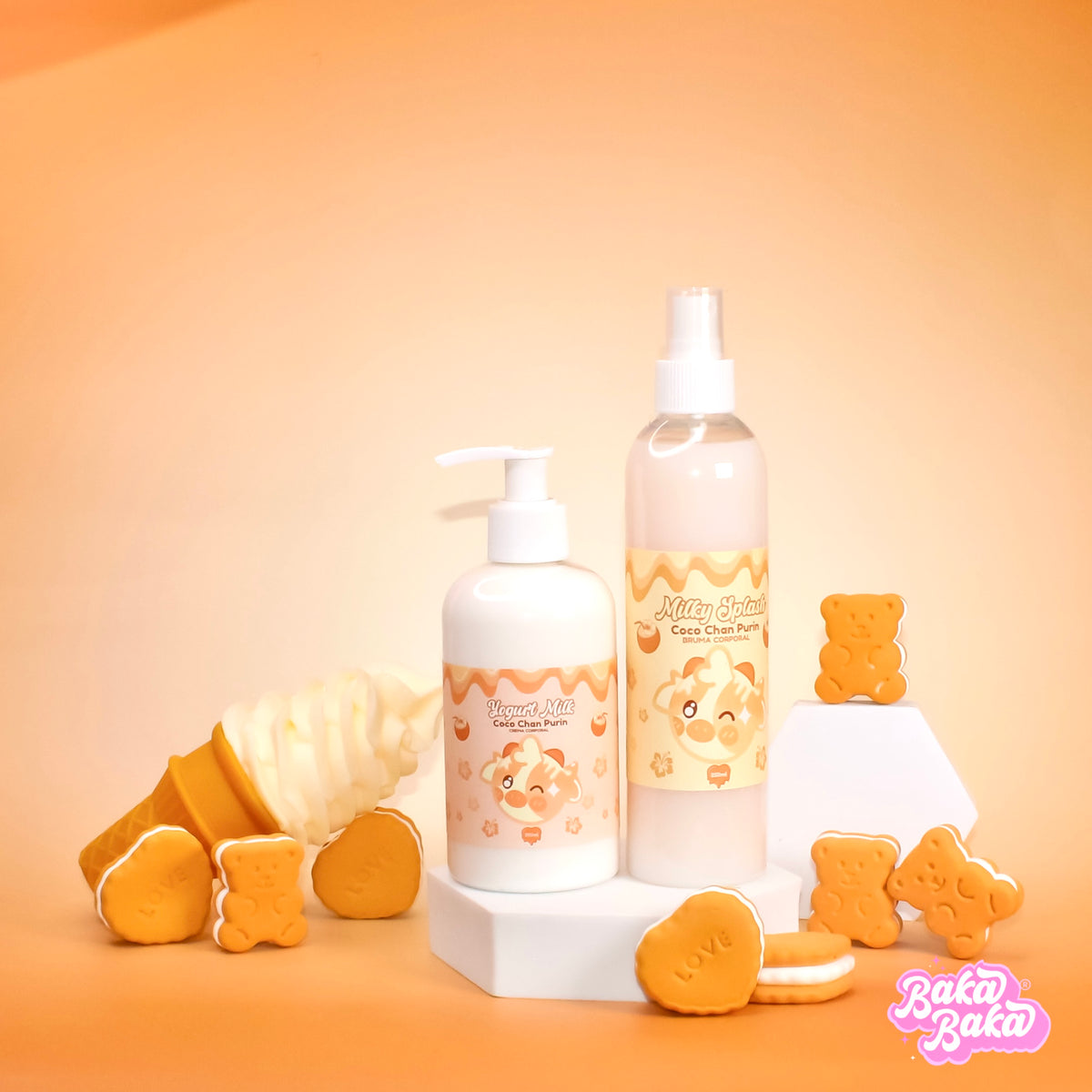 Milky Duo Coco Chan Purin/ Crema y Splash Corporal | Coconut Milk