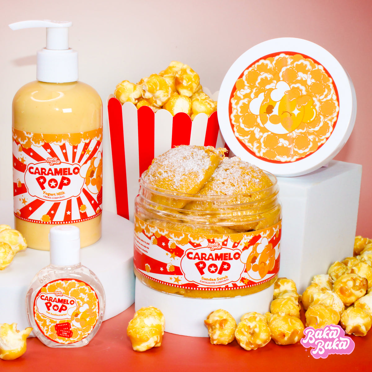 Baka Kit Caramelo Pop/ Colección Corporal Completa | Caramel