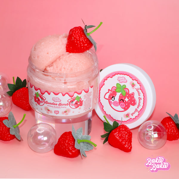 Ichiban Bubble Party Sundae Scrub/ Exfoliante Corporal | Strawberry Soda