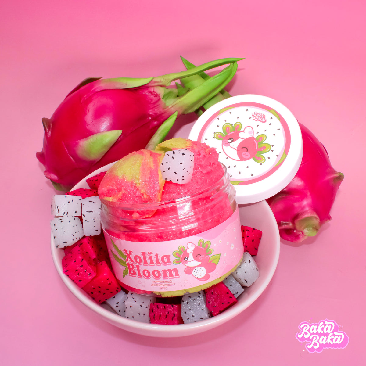 Xolita Bloom Sundae Scrub / Exfoliante Corporal | Dragon Fruit