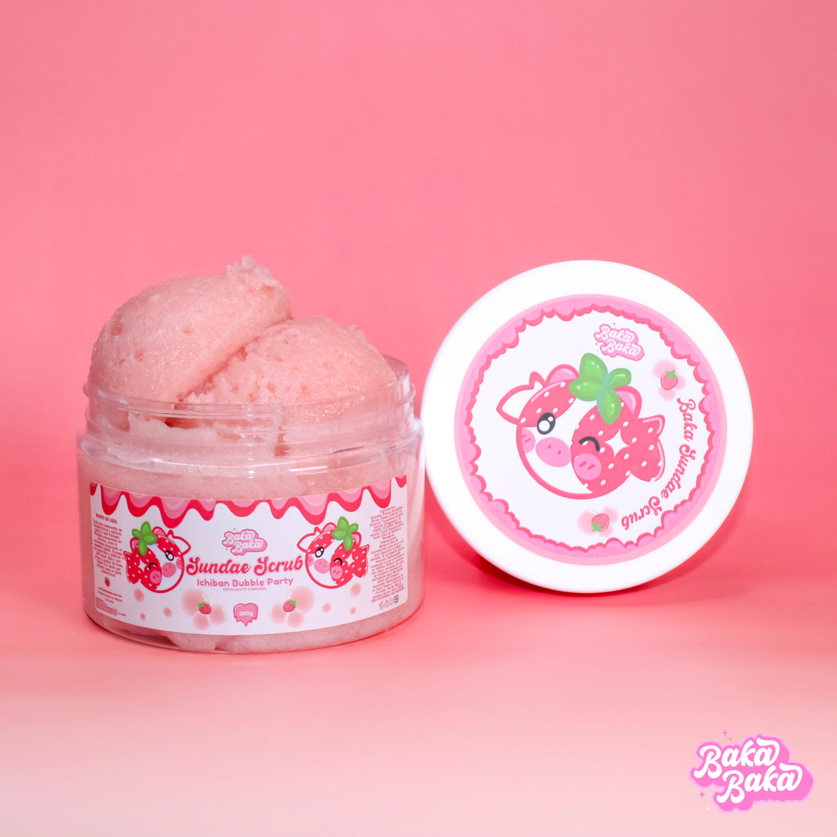 Ichiban Bubble Party Sundae Scrub/ Exfoliante Corporal | Strawberry Soda