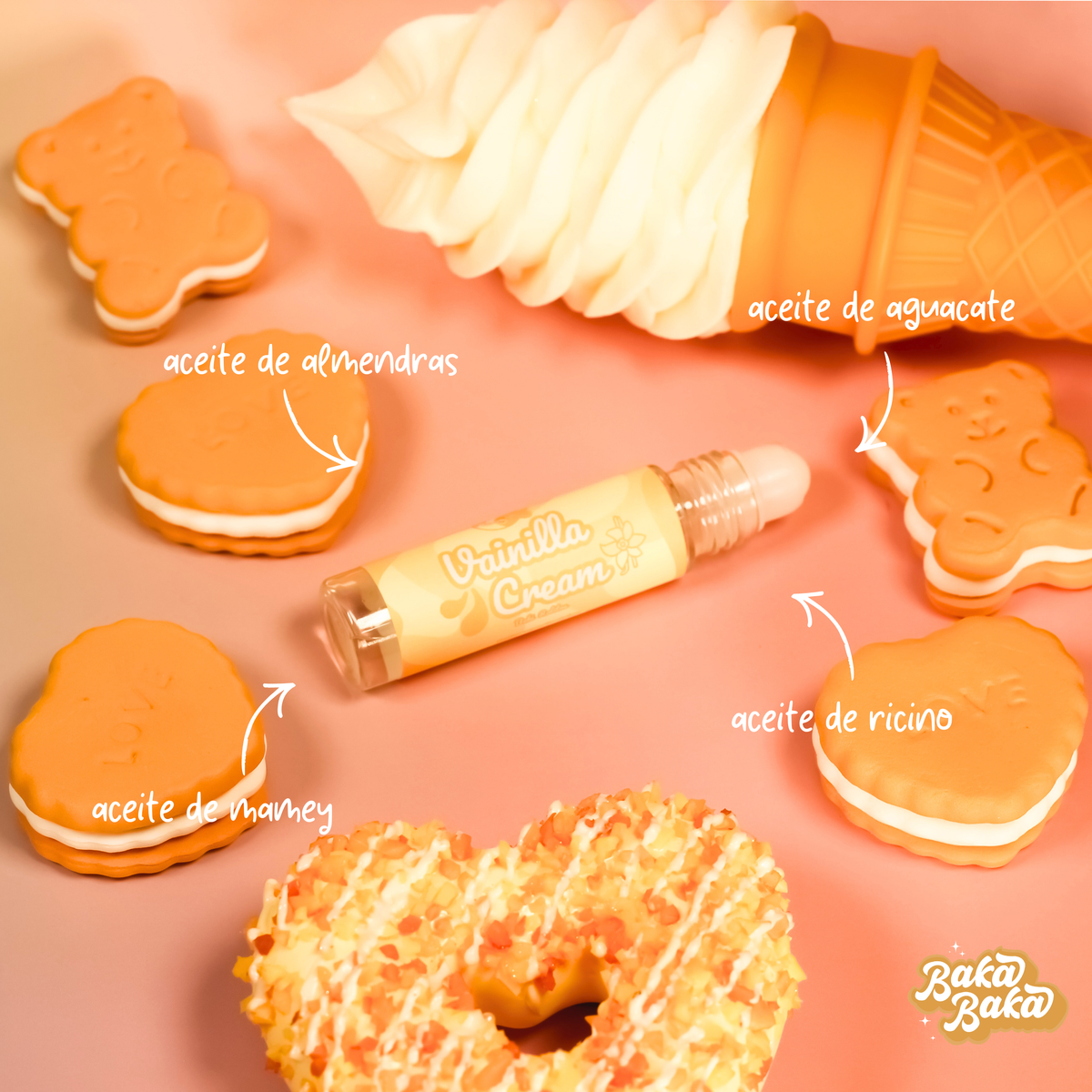 Baki Rolito Vainilla Cream/ Perfume en Aceite Roll-On