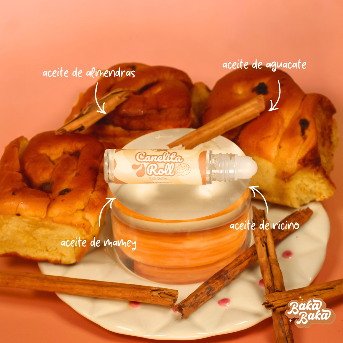 Baki Rolito Canelita Roll | Perfume en Aceite Roll-On
