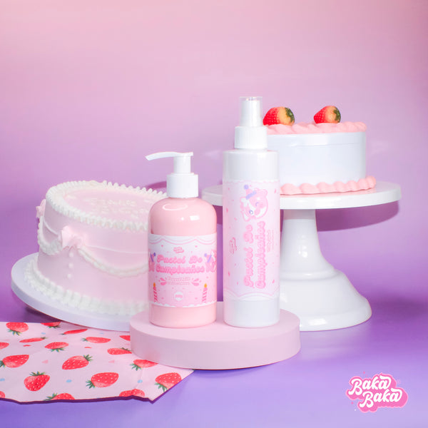 Milky Duo Pastel de Cumpleaños/ Crema + Splash Corporal | Birthday Cake