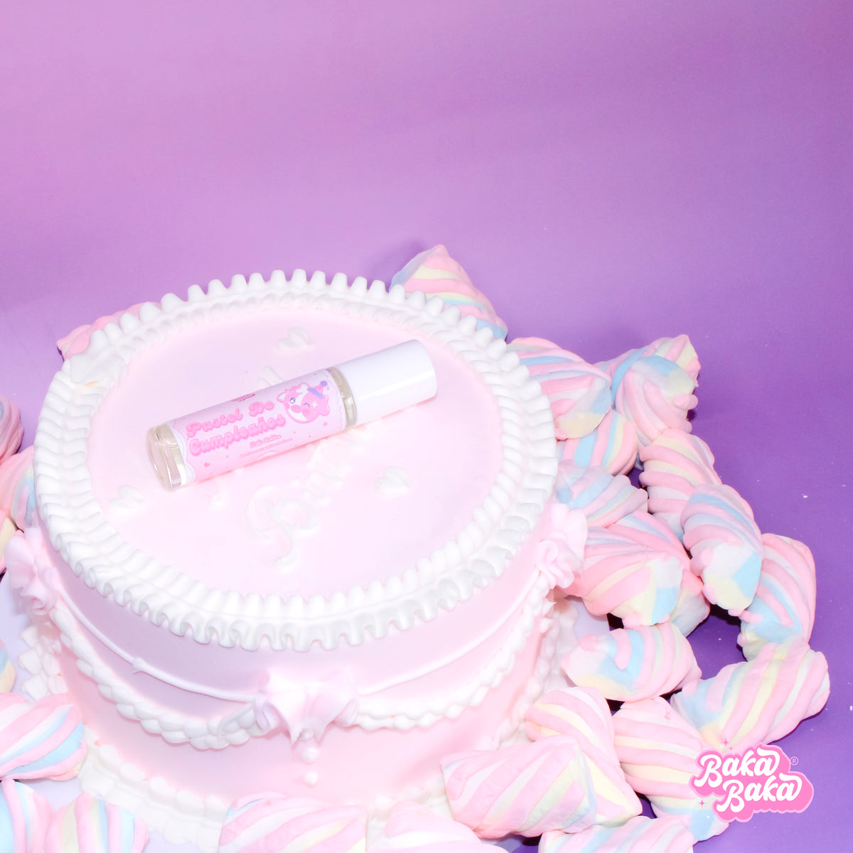 Pastel de Cumpleaños Baki Rolito/ Perfume en Aceite | Birthday Cake