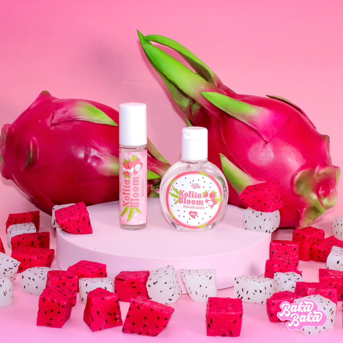 Pocket Duo Xolita Bloom/ Perfume en Aceite + Gel Antibacterial | Dragon Fruit