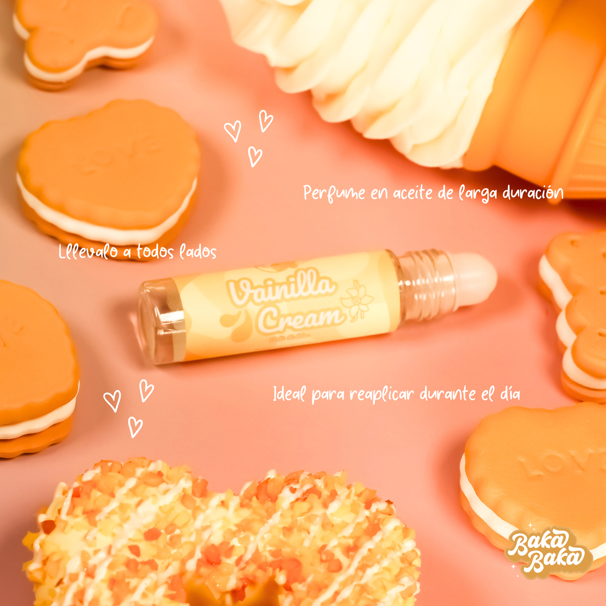 Baki Rolito Vainilla Cream/ Perfume en Aceite Roll-On