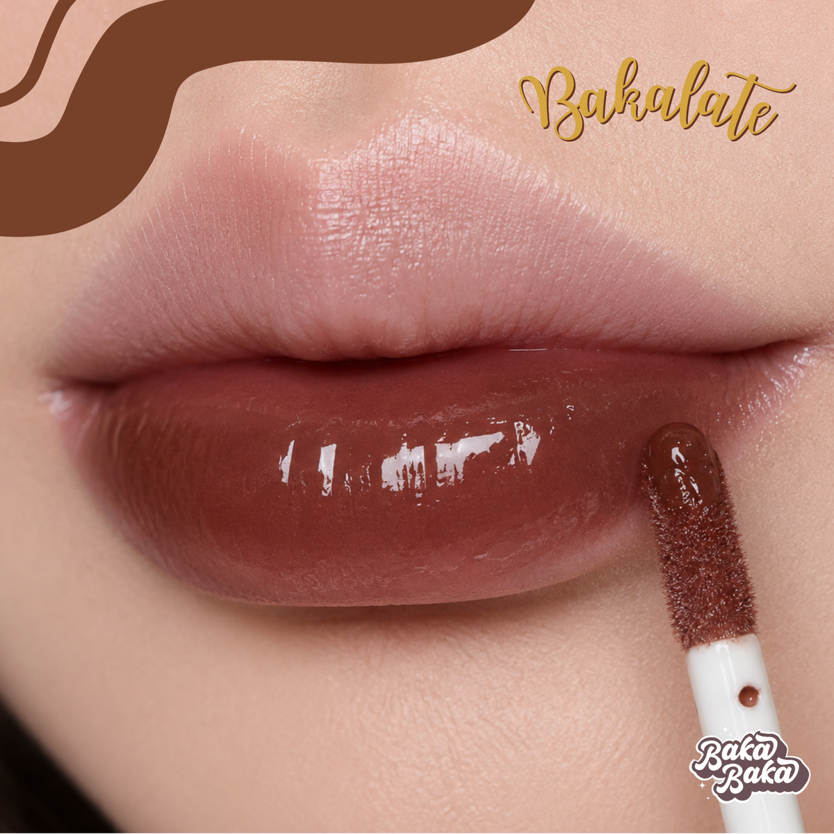 Lipgloss Ultra Juicy BAKALATE Jumbo 19 ml | Chocolate