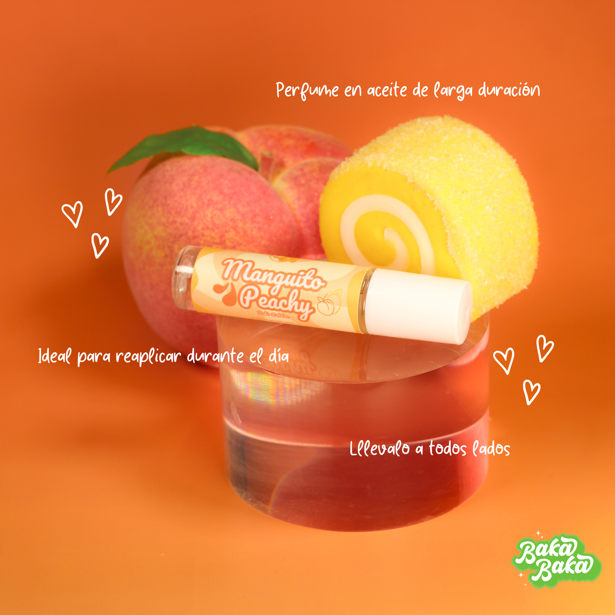 Baki Rolito Manguito Peachy/ Perfume en Aceite Roll-On