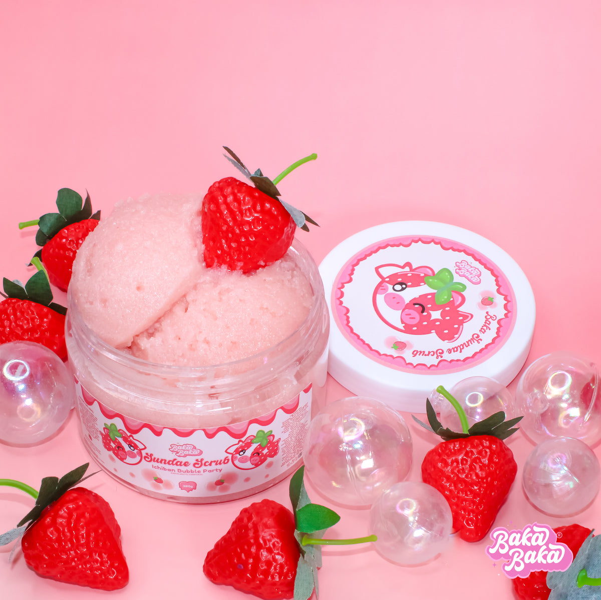 Baka Kit Ichiban Bubble Party/ Colección Corporal Completa | Strawberry Soda