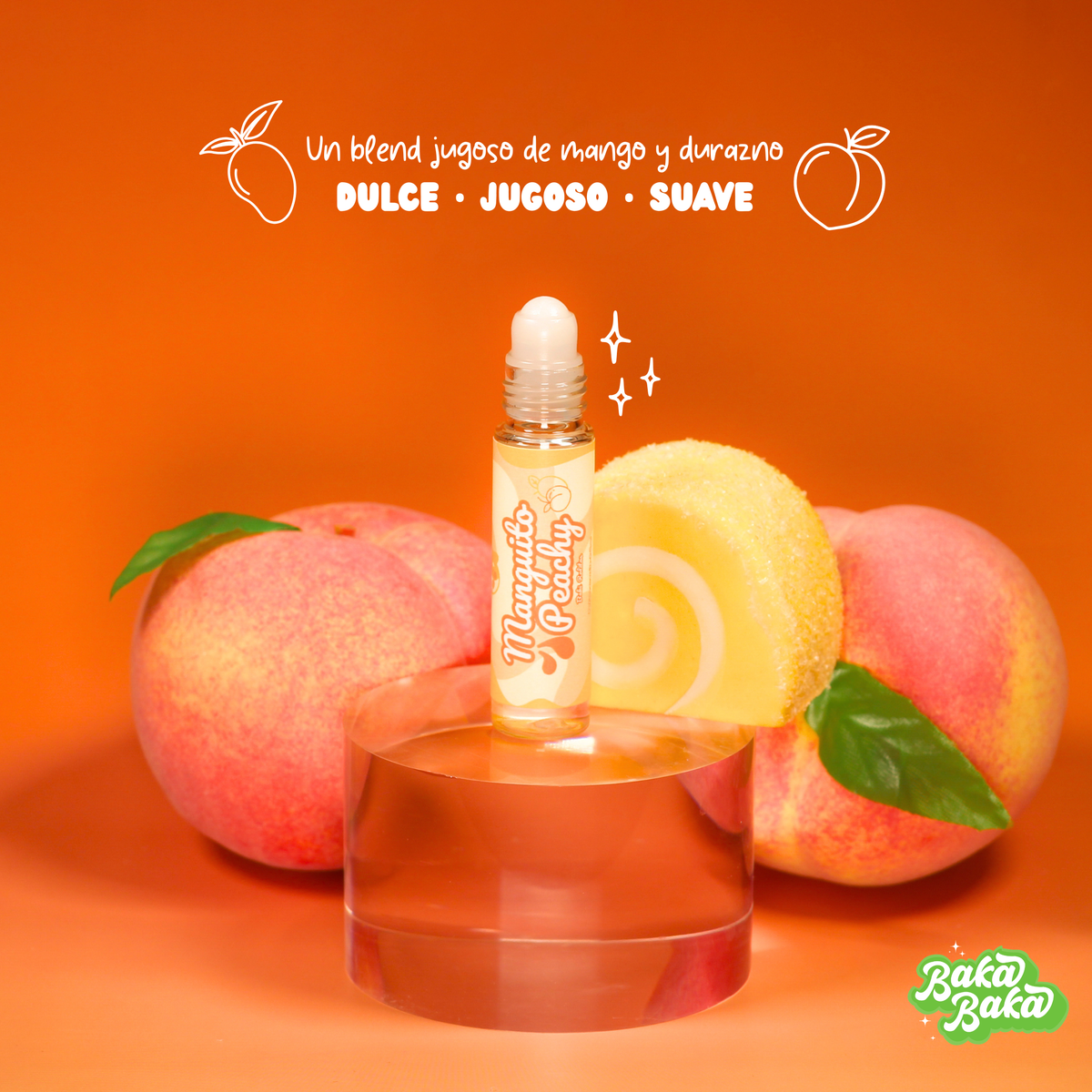 Baki Rolito Manguito Peachy/ Perfume en Aceite Roll-On