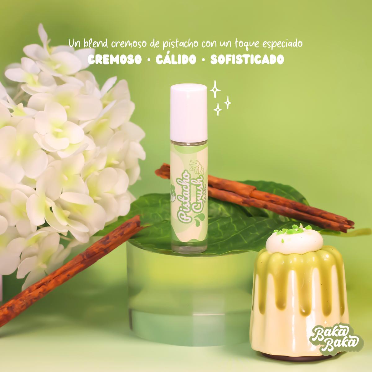 Baki Rolito Pistacho Crush/ Perfume en Aceite Roll-On