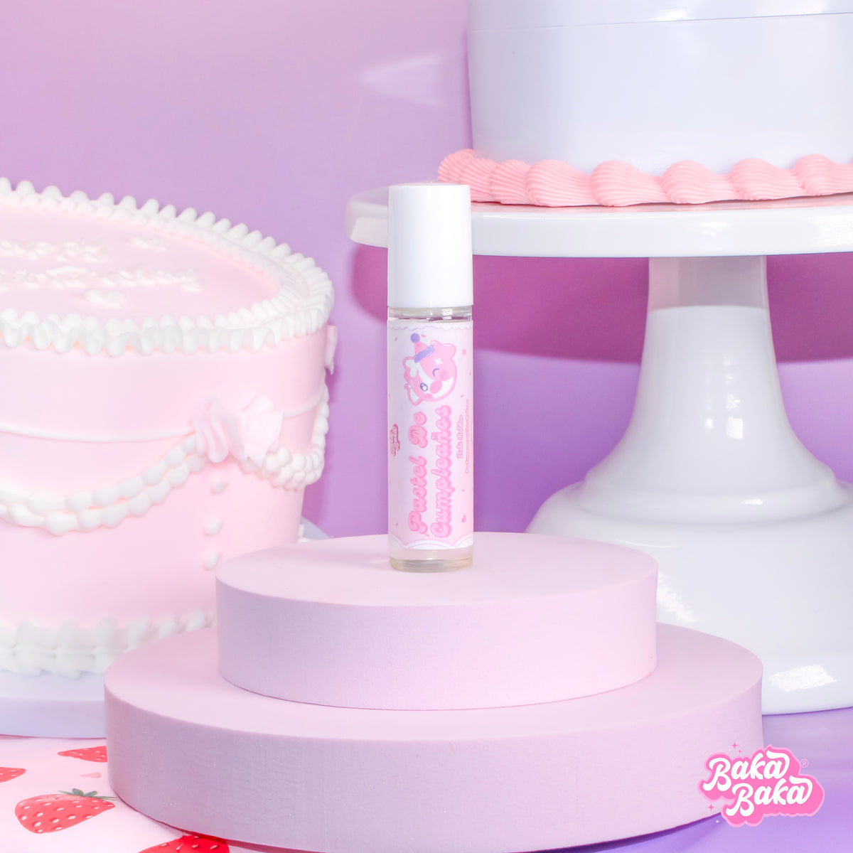 Pastel de Cumpleaños Baki Rolito/ Perfume en Aceite | Birthday Cake