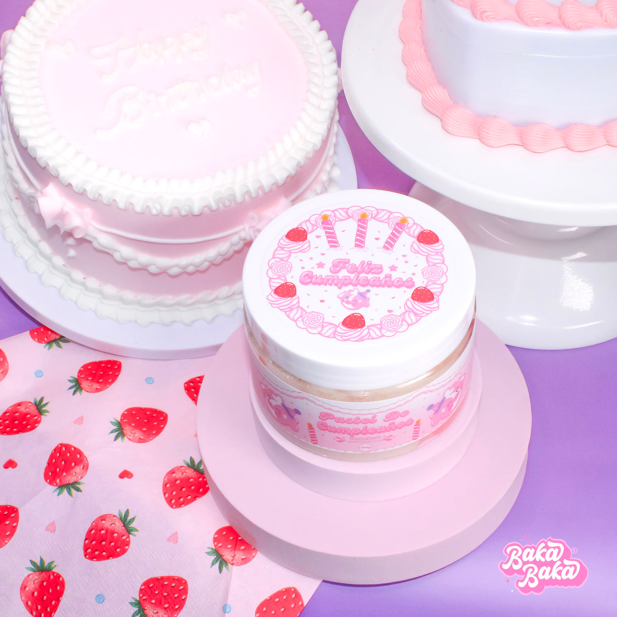 Pastel de Cumpleaños Sundae Scrub/ Exfoliante Corporal | Birthday Cake