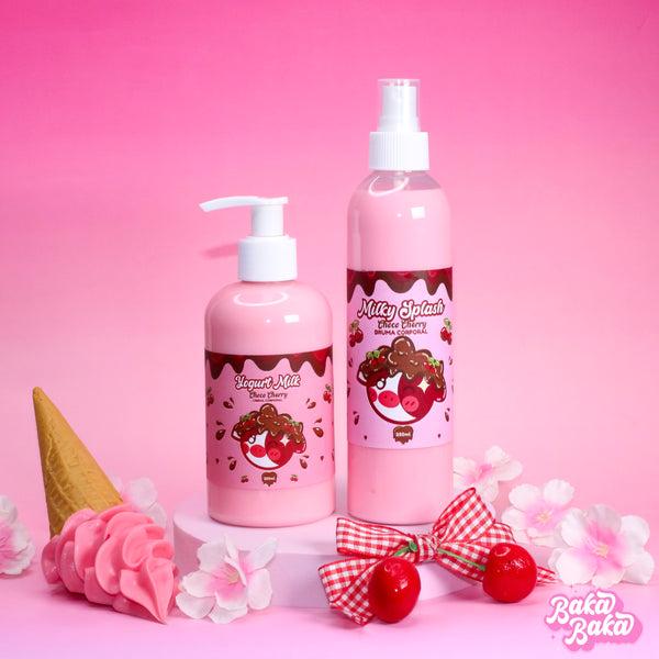 Milky Duo Choco Cherry/ Crema y Splash Corporal | Candy Cherry