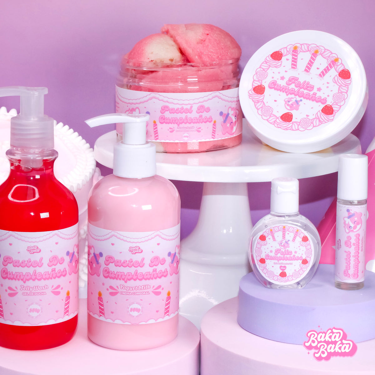 Baka Kit Pastel de Cumpleaños/ Colección Corporal Completa | Birthday Cake