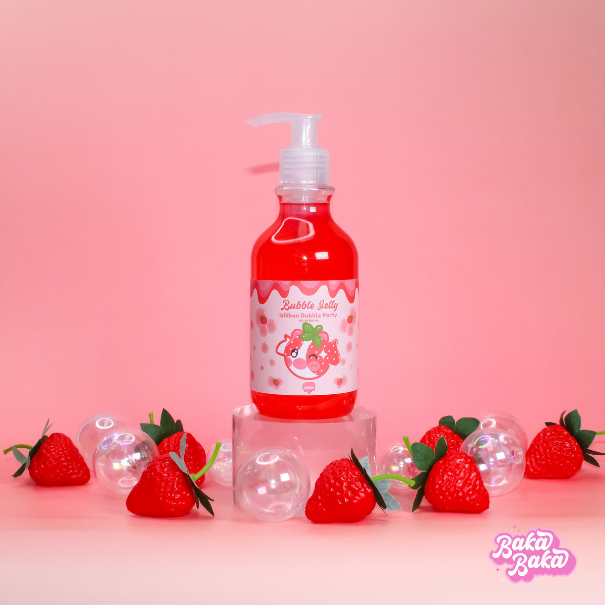 Baka Kit Ichiban Bubble Party/ Colección Corporal Completa | Strawberry Soda