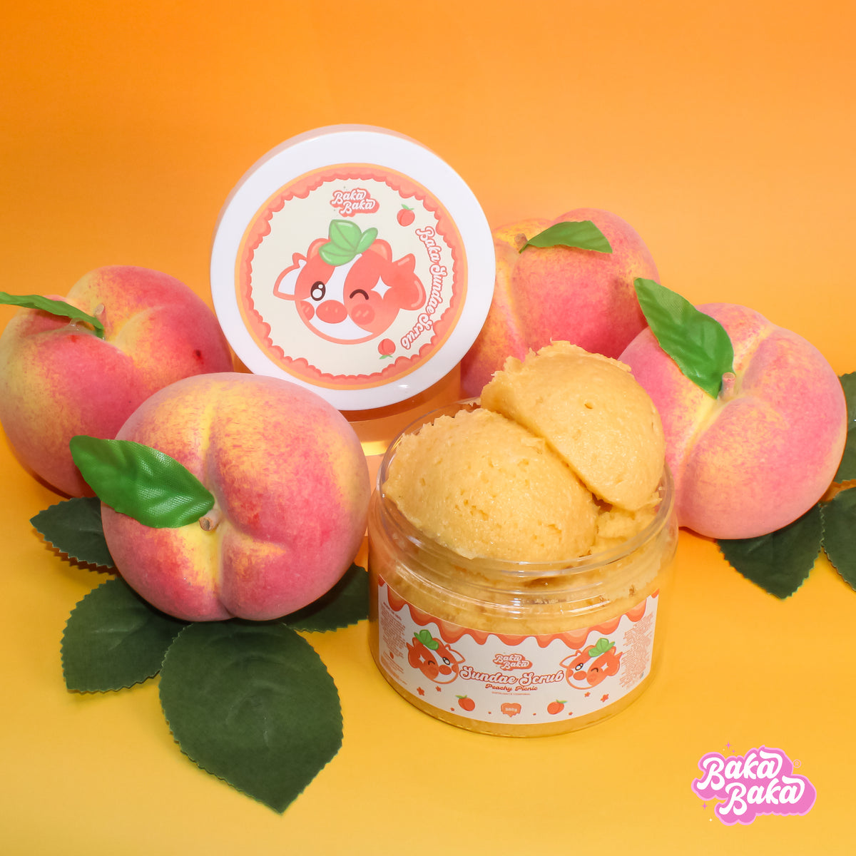 Bubble Duo Peachy Picnic/ Exfoliante y Gel de Ducha | Peach Nectar