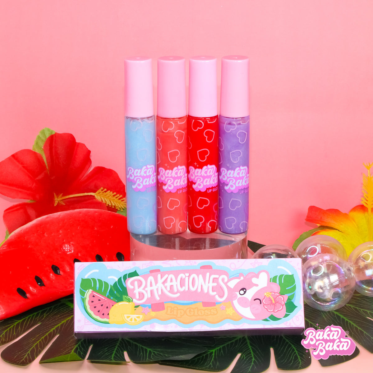Baka Kit BAKACIONES| Colección Completa Lipgloss Ultra Juicy de Verano