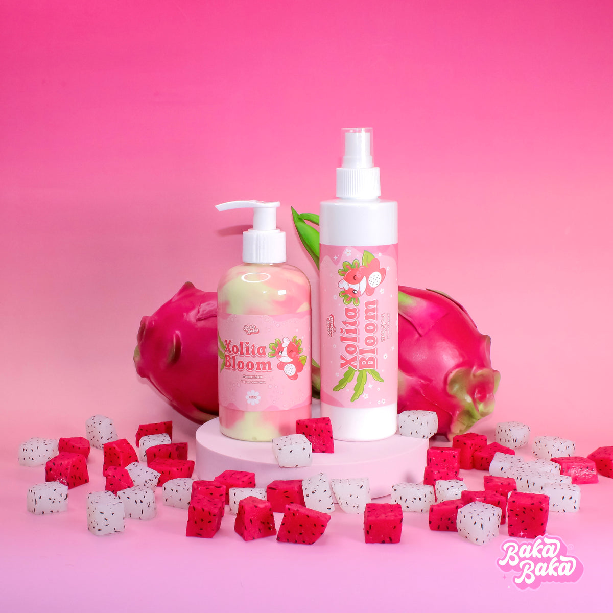 Milky Duo Xolita Bloom/ Crema y Splash Corporal | Dragon Fruit