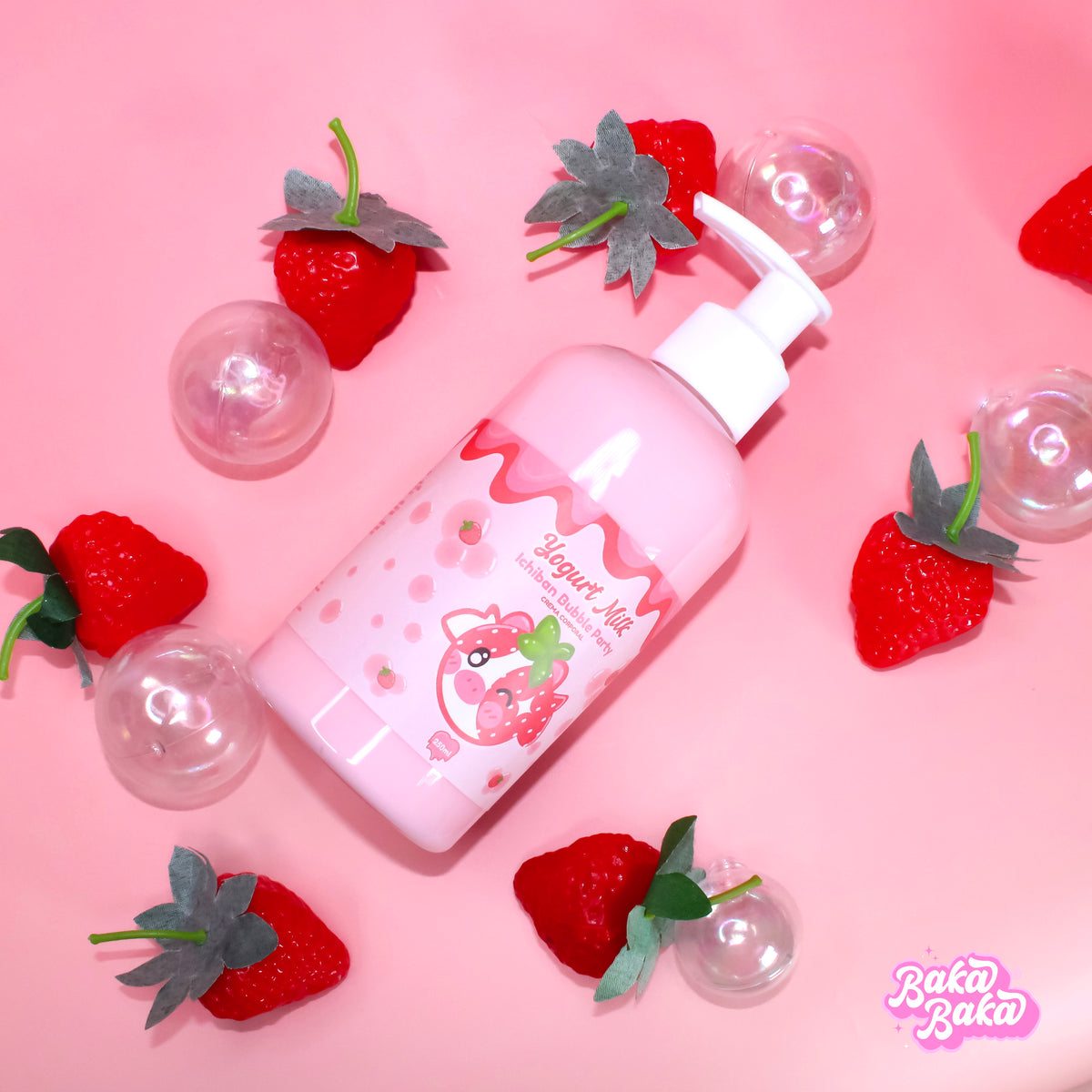 Baka Kit Ichiban Bubble Party/ Colección Corporal Completa | Strawberry Soda