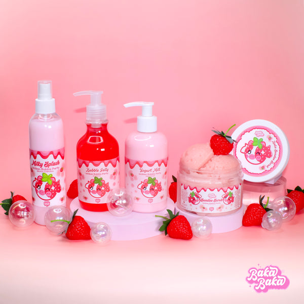 Baka Kit Ichiban Bubble Party/ Colección Corporal Completa | Strawberry Soda