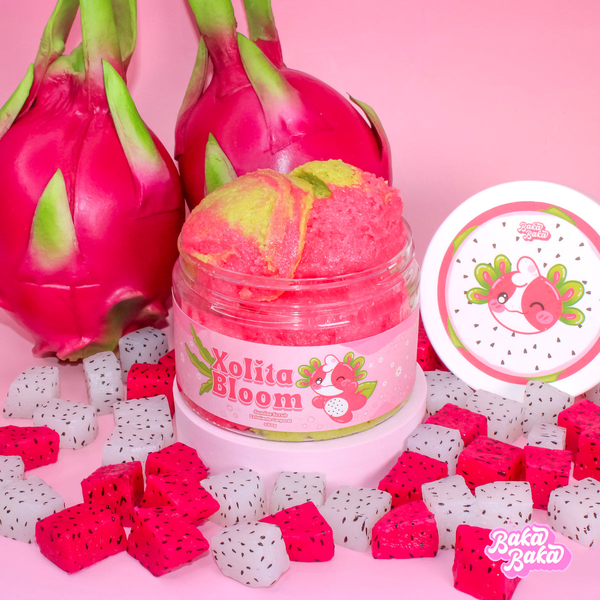 Xolita Bloom Sundae Scrub / Exfoliante Corporal | Dragon Fruit